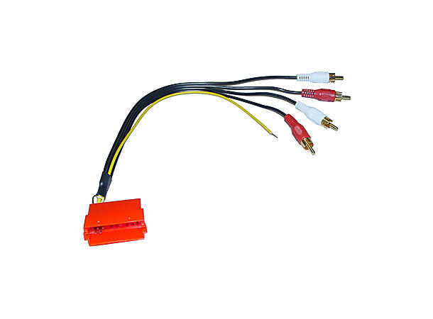 Adapterkabel Linje inn AUDI Mini ISO til RCA 